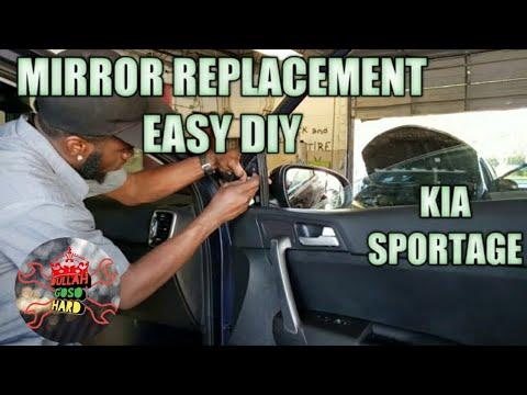 How to Replace the Side View Mirror on a 2016 Kia Sportage (Power/Heated)
