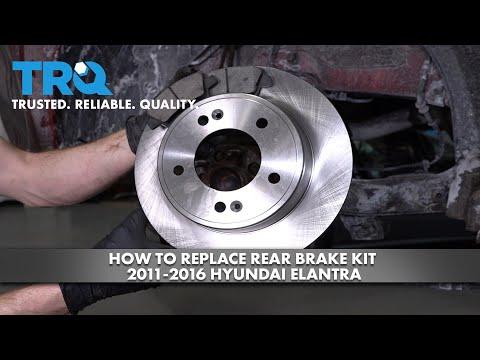 How to Replace Rear Brake Pads and Rotors on a 2013 Hyundai Elantra