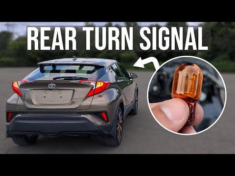How to Replace Rear Turn Signal Bulb - Toyota C-HR (2018-2022)