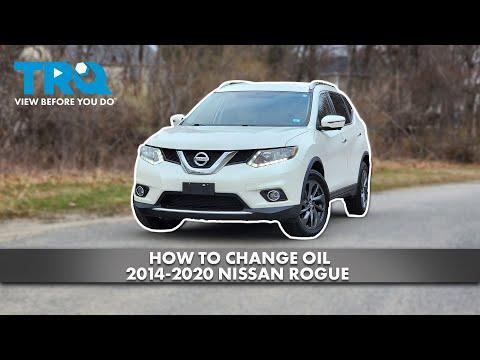 How to Change Engine Oil & Oil Filter on a 2014 Nissan Rogue 2.5L