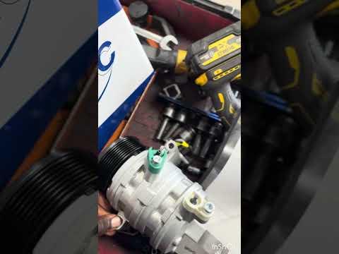 2016 nissan versa AC compressor replacement