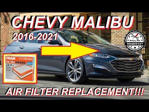 How to Replace the Engine Air Filter on a 2016-2025 Chevrolet Malibu 1.5L Turbo (Engine: Inline 4 1.5L)