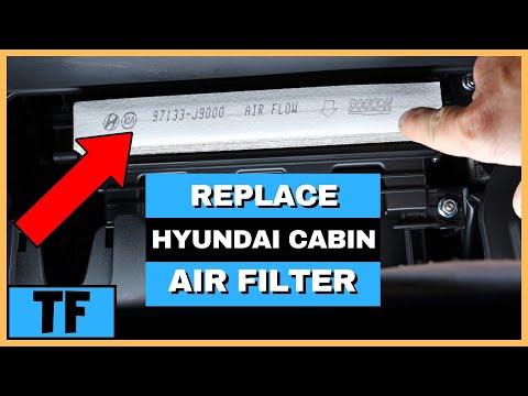 Hyundai Tucson 2014 -2023 Cabin Air Filter How To Replace or Change (EASY!)