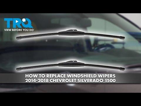 How to Replace Front Windshield Wiper Blades on a 2018 Chevrolet Silverado 1500