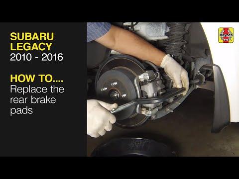 How to Replace Rear Brake Pads on a 2016 Subaru Legacy (EPB Service Mode Guide)