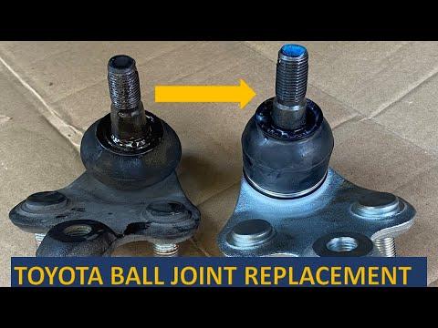 How to Diagnose and Replace Bad Front Lower Ball Joint on a Toyota
