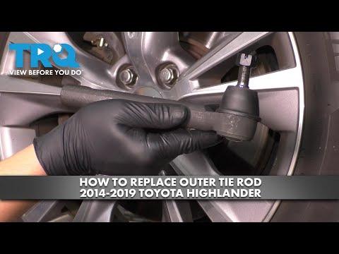 How to Replace Outer Tie Rod 2014-2019 Toyota Highlander