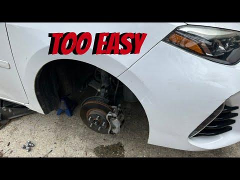 2017 Toyota Corolla Front Brake Pad Replacement