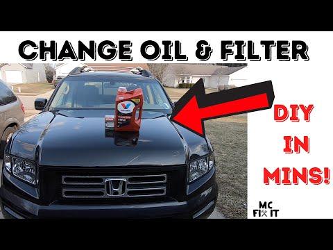 How to Change Oil &amp; Filter Change on Honda Ridgeline (Complete Guide)