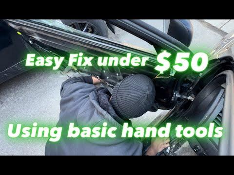 How to Replace Rear Window Regulator on a 2016 Mitsubishi Lancer (Left or Right)