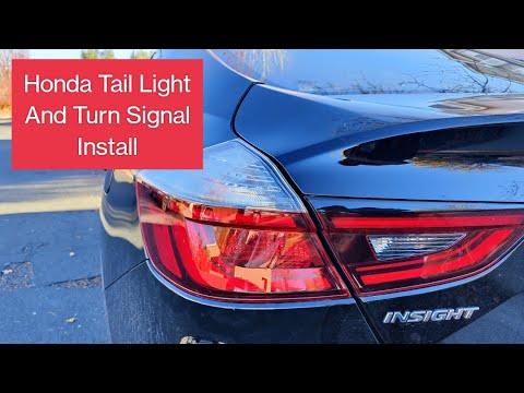 How to Replace Rear Turn Signal Bulb on a 2019 Honda Insight (Trunk Access Guide)