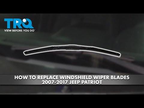 How to Replace Front Windshield Wiper Blades on a 2016 Jeep Patriot