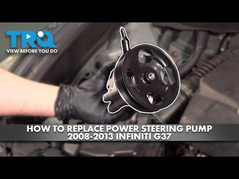 How to Replace the Power Steering Pump on a 2016 INFINITI QX80 (Hydraulic)