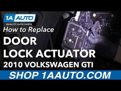 How to Replace Door Lock Actuator Latch 06-10 Volkswagen GTI
