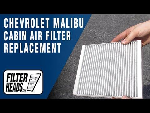 How to Replace the Cabin Air Filter in a 2016-2025 Chevrolet Malibu (Engine: Inline 4 1.5L)