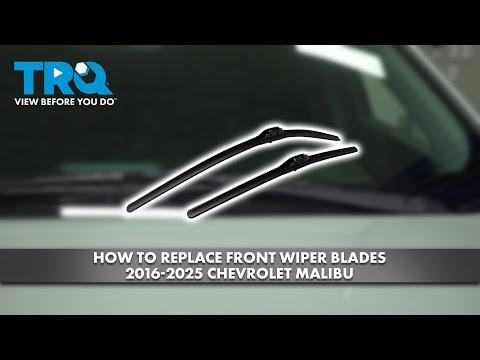 How to Replace Front Windshield Wiper Blades on a 2016 Chevrolet Malibu
