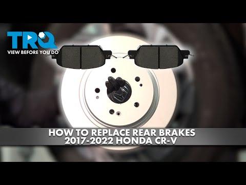 How to Replace Rear Brake Pads on a 2018 Honda CR-V