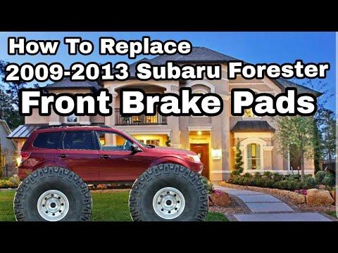 2009-2013 Subaru Forester Front Brakes Replaced