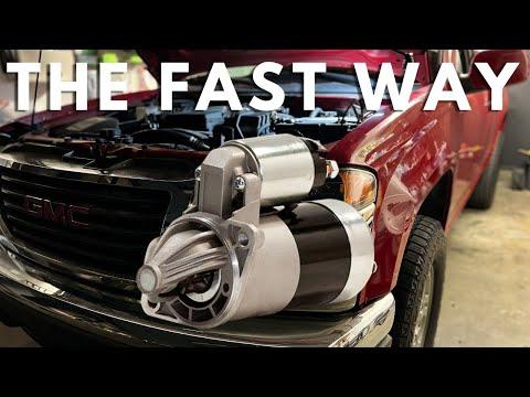 The fast way to replace a starter on 1st Generation GMC Canyon or Chevy Colorado