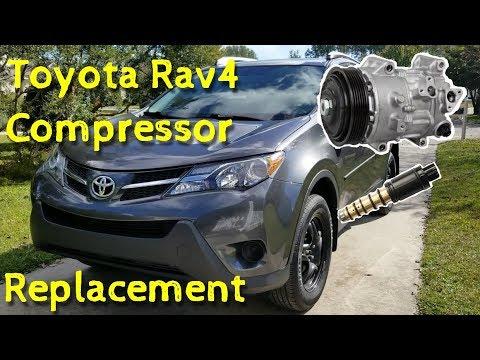 How to Replace the A/C Compressor on a 2012-2014 Toyota RAV4 Hybrid (Trim: Hybrid SE | Engine: Inline 4 2.5L)