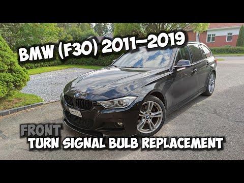 BMW F30 &amp; F31 Front Turn Signal Bulb Replacement