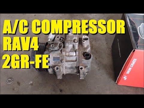 RAV4 AC Compressor Pro Tips Remove and Replace 2007 Toyota 2GR-FE