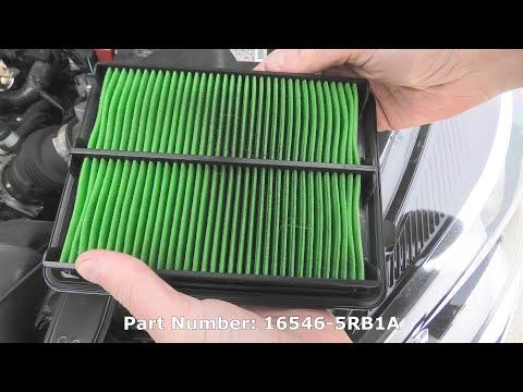 Nissan Kicks (2018-2024): Engine Air Filter Replacement (Change).