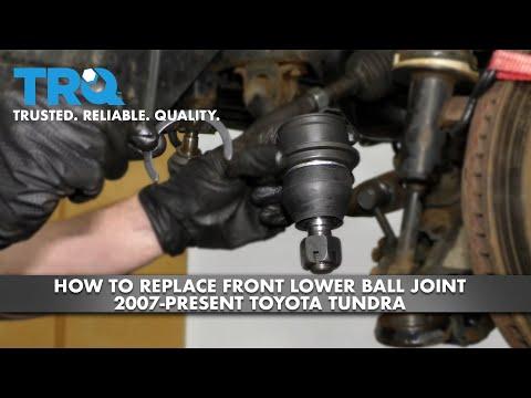 How to Replace Front Lower Ball Joints on a 2016 Toyota Tundra