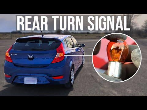 How to Replace Rear Turn Signal Bulbs on a 2016 Hyundai Accent (Fast Blink Fix)