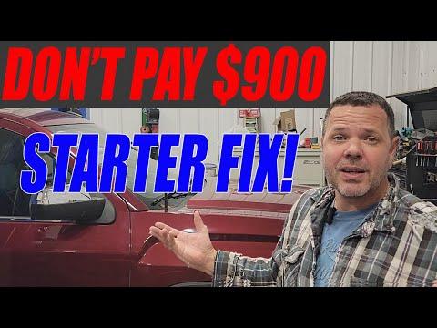 2014 - 2018 GMC Sierra Starter Replacement (DIY, Save $$$!)