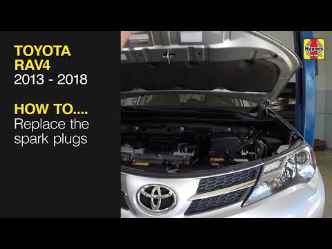 How to Replace the spark plugs on the Toyota RAV4 2013 to 2018