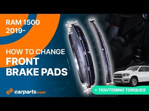 How to Replace Front Brake Pads on a 2019-2025 Ram 1500 (Engine: V8 5.7L)