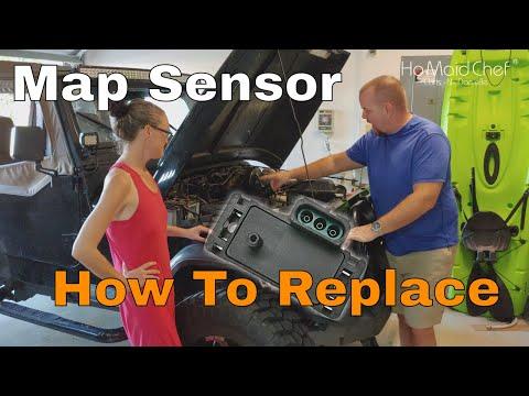 How To Replace MAP Sensor  || Jeep Sputtering E06
