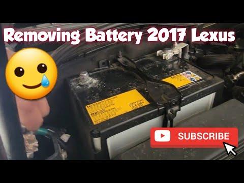 How to: Remove Battery 2017 Lexus Is 200t