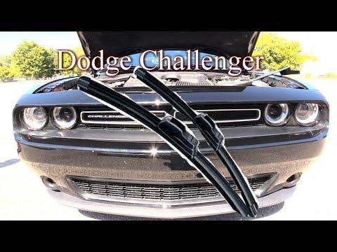 How to Replace Front Windshield Wiper Blades on a 2018 Dodge Challenger