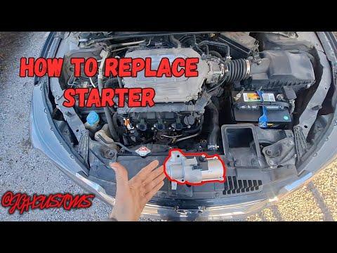How To Replace Starter - 2013-2017 Accord V6 (Common Problem)