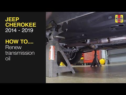 How to Renew transmission oil on the Jeep Cherokee 2014 to 2019