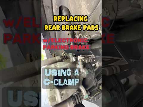 Replace Rear Brake Pads w/ Electronic Parking Brake