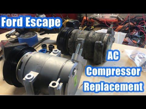 Ford Escape 2.5 AC Compressor Replacement!