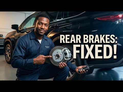 2020-2024 Toyota Highlander rear brake replacement &amp; service mode procedure