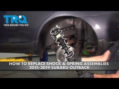 How to Replace Shock & Spring Assemblies 2015-2019 Subaru Outback