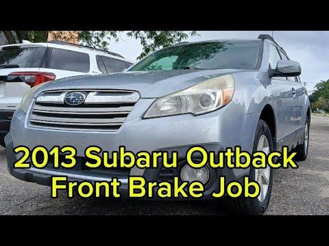 2013 Subaru Outback - Front Brake Pads &amp; Rotors - Remove &amp; Replace