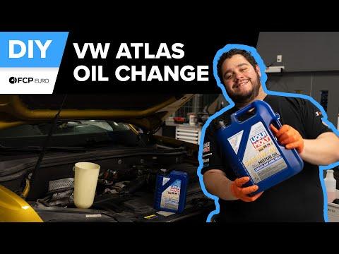 Volkswagen Atlas Engine Oil & Filter Replacement DIY (2018-2021 VW Atlas MQB, 3.6 VR6)