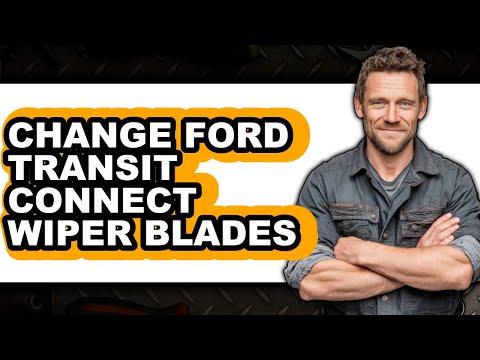 How to Change Ford Transit Connect Wiper Blades (Only Way)