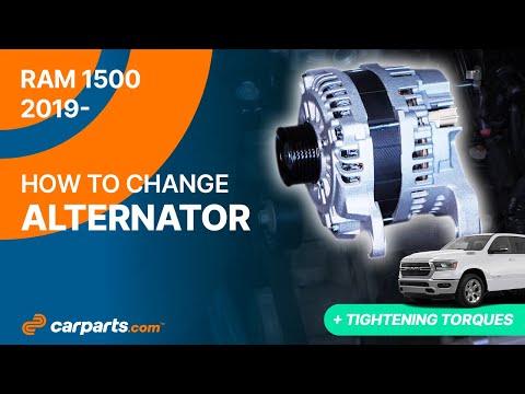 How to replace the Alternator 2019 - 2025 5.7 RAM 1500 ⚡