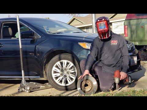 How to Replace Front Brake Pads and Rotors on a 2017 Toyota Camry