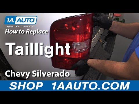 How to Replace the Rear Turn Signal Bulb on a 2012 Chevrolet Silverado 1500