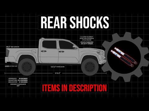 How to Replace Shock Absorbers on a 2016-2023 Toyota Tacoma (Trim: SR5)