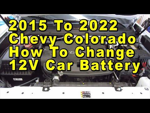 2015 To 2022 Chevrolet Colorado How To Change 12V Car Battery With Group Size & Part Numbers