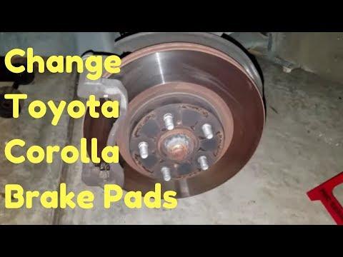 2009-2013 Toyota Corolla BRAKE PAD Change